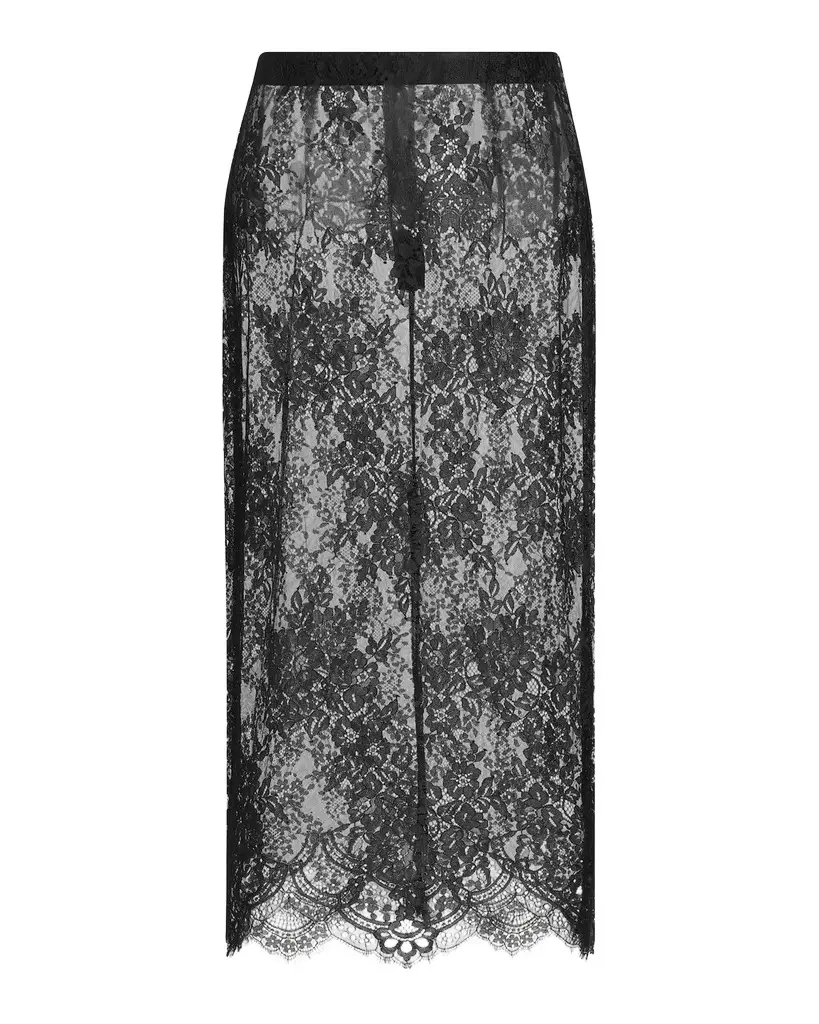 L'Agence Makena Sheer Floral Lace Pencil Skirt | Image 1 L'Agence Makena Sheer Floral Lace Pencil Skirt | Image 1