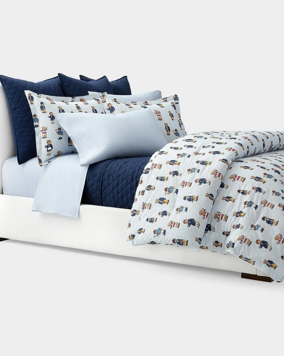 Ralph Lauren Home Teddy Bear Stripe 3-Piece Comforter Set | Thumbnail 4 Ralph Lauren Home Teddy Bear Stripe 3-Piece Comforter Set | Thumbnail 4