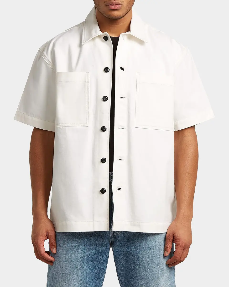 G-Star Men's Bowling Cotton Short-Sleeve Shirt | Thumbnail 4 G-Star Men's Bowling Cotton Short-Sleeve Shirt | Thumbnail 4