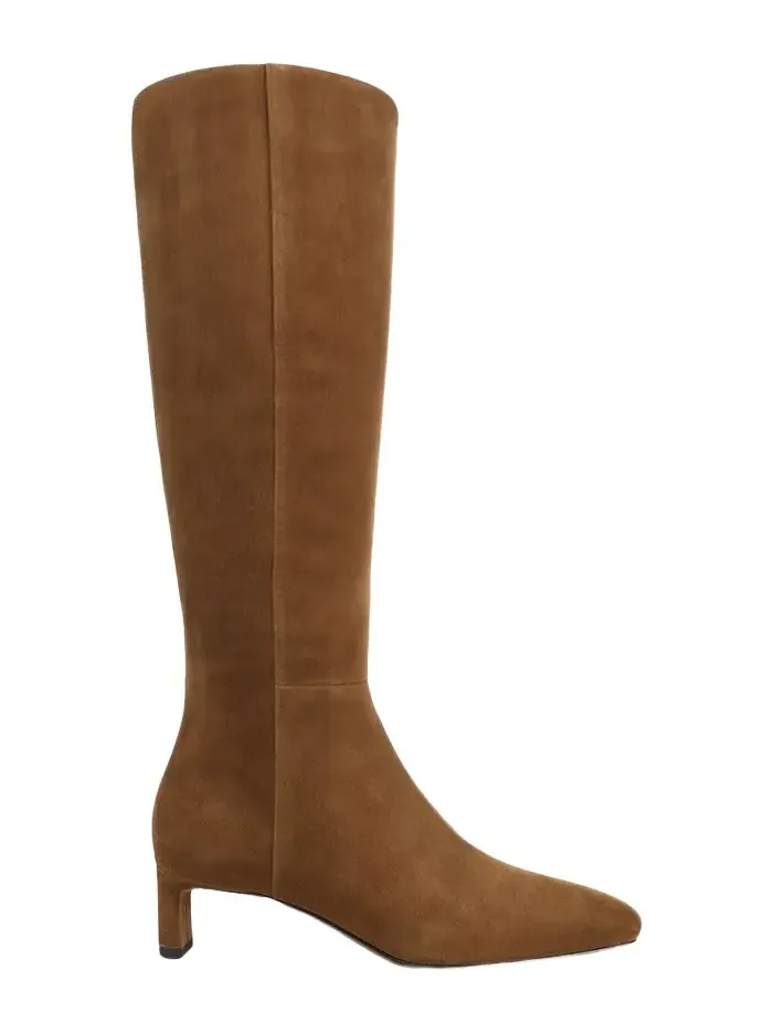 Lilith Suede Knee-High Kitten-Heel Boots Lilith Suede Knee-High Kitten-Heel Boots