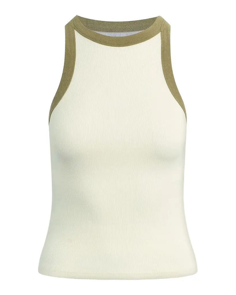 Hudson Rib-Knit Cotton Tank Top | Image 1 Hudson Rib-Knit Cotton Tank Top | Image 1