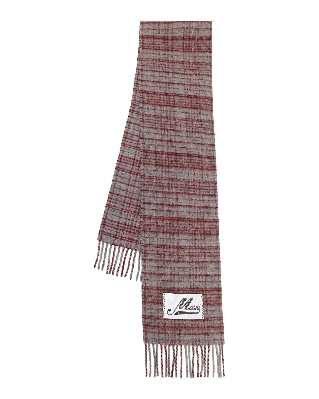 Fringed Wool-Blend Scarf Fringed Wool-Blend Scarf