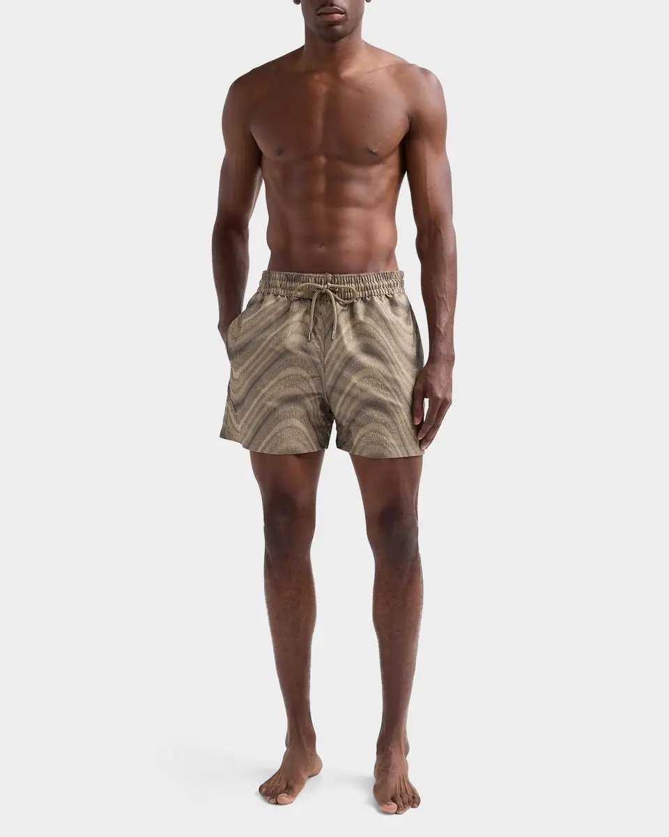 Frescobol Carioca Men's Rio Jacquard Swim Shorts | Thumbnail 2 Frescobol Carioca Men's Rio Jacquard Swim Shorts | Thumbnail 2