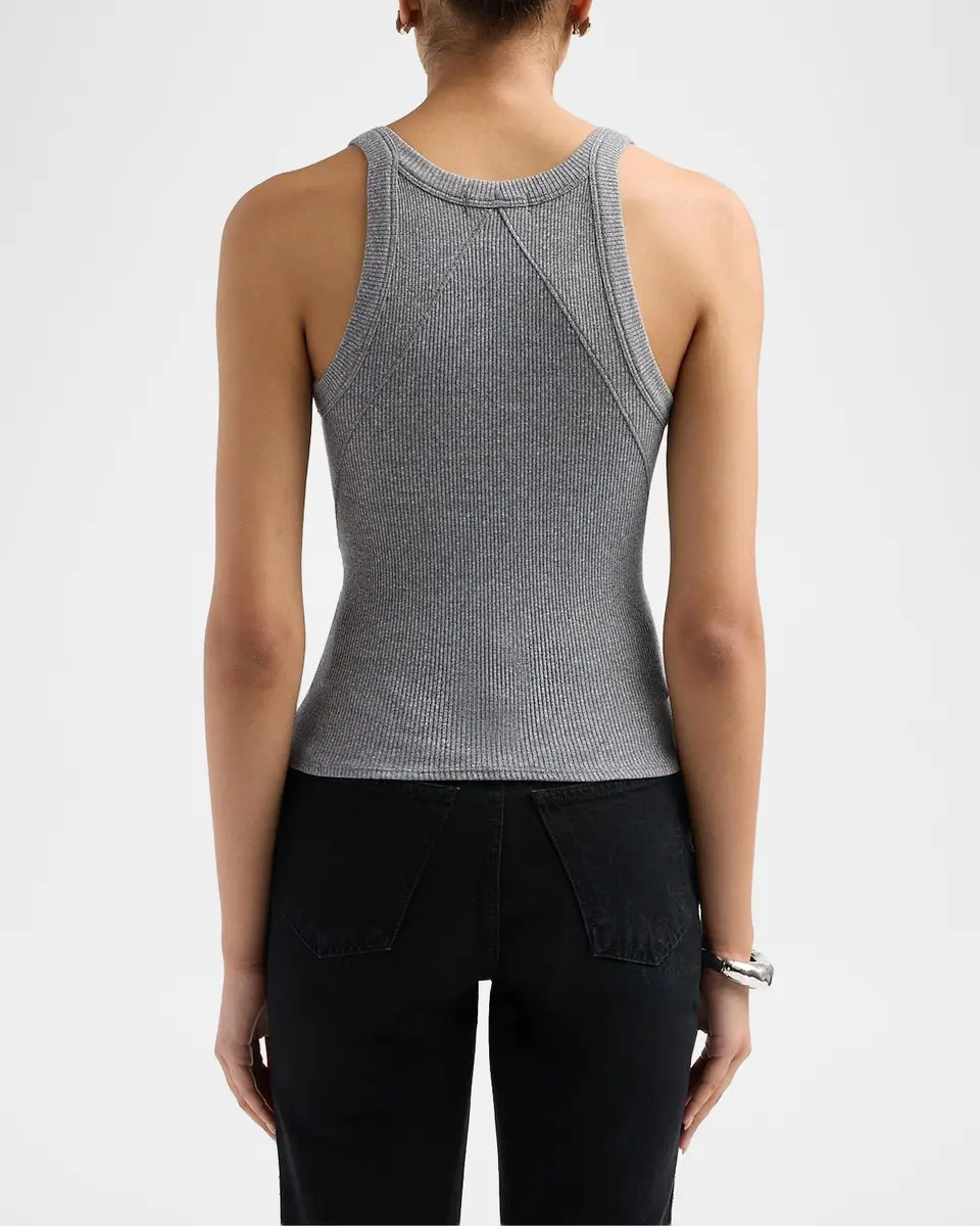 rag & bone The Essential Rib Wide String Tank | Thumbnail 3
