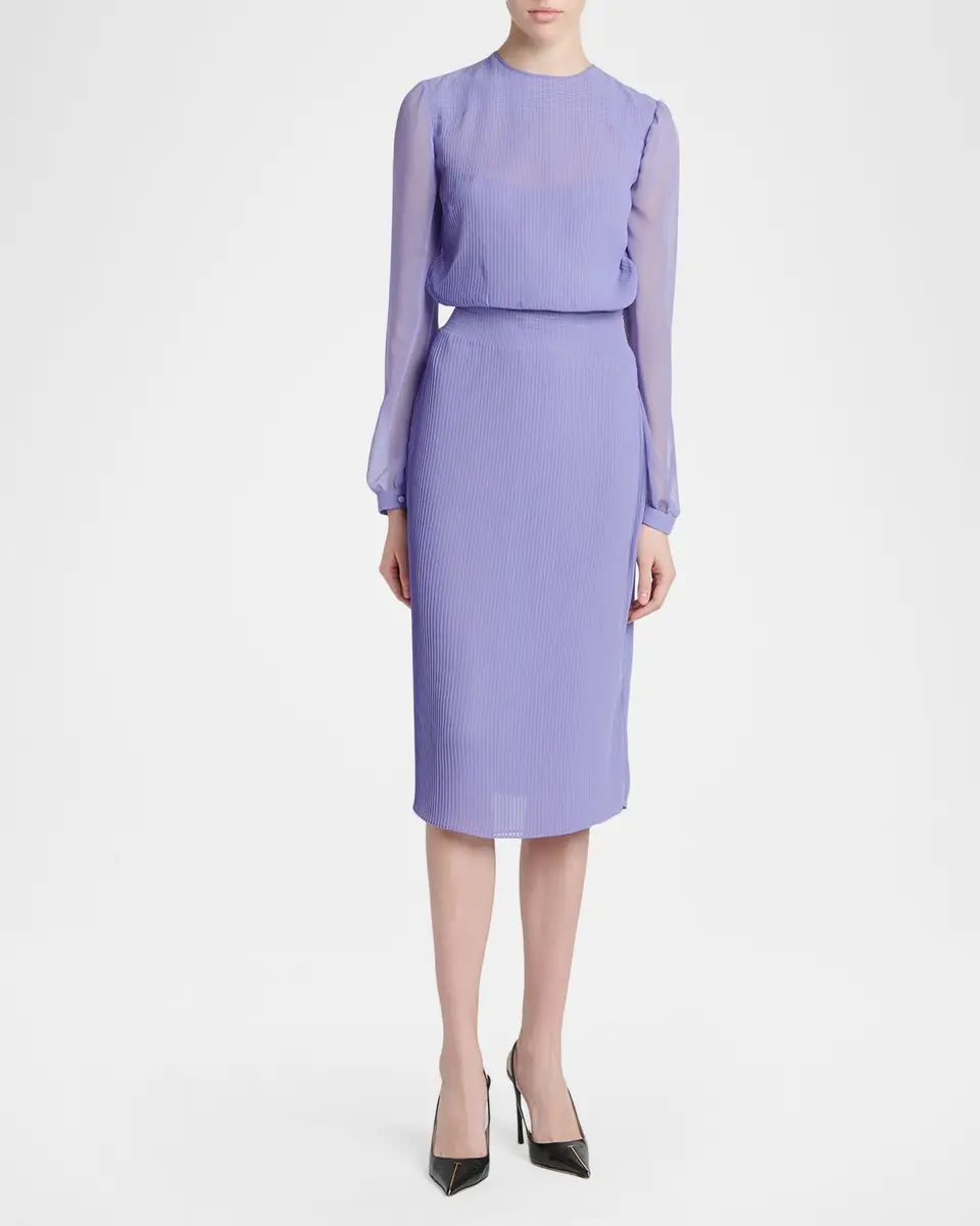 Tom Ford Pervinca Ribbed Midi Dress | Thumbnail 2 Tom Ford Pervinca Ribbed Midi Dress | Thumbnail 2