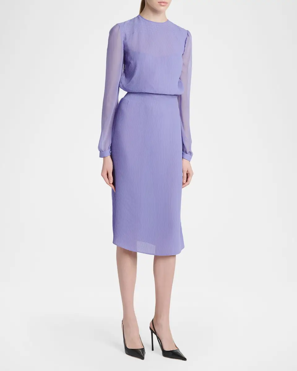 Tom Ford Pervinca Ribbed Midi Dress | Thumbnail 4 Tom Ford Pervinca Ribbed Midi Dress | Thumbnail 4