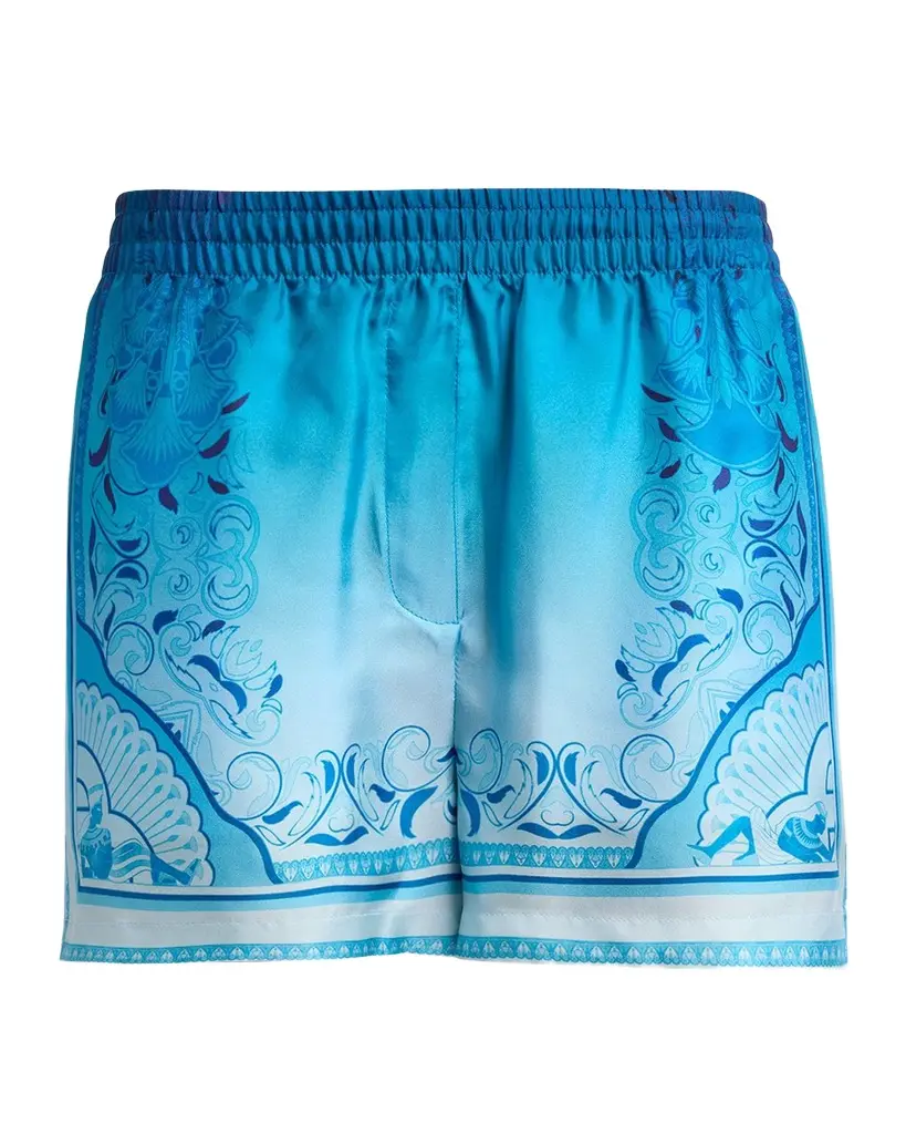 Casablanca Gradient Egyptian Rug Silk Shorts | Image 1 Casablanca Gradient Egyptian Rug Silk Shorts | Image 1