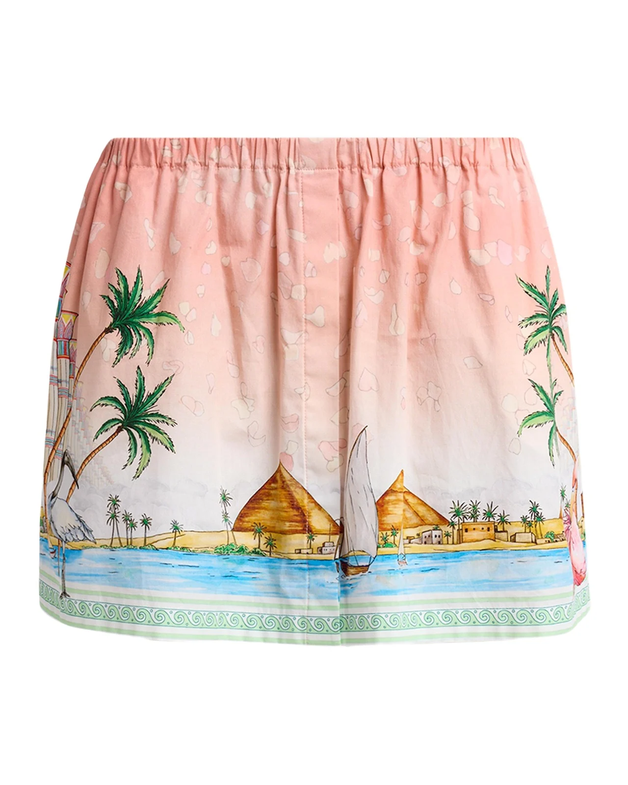 Ethereal Cotton Poplin Mini Skirt