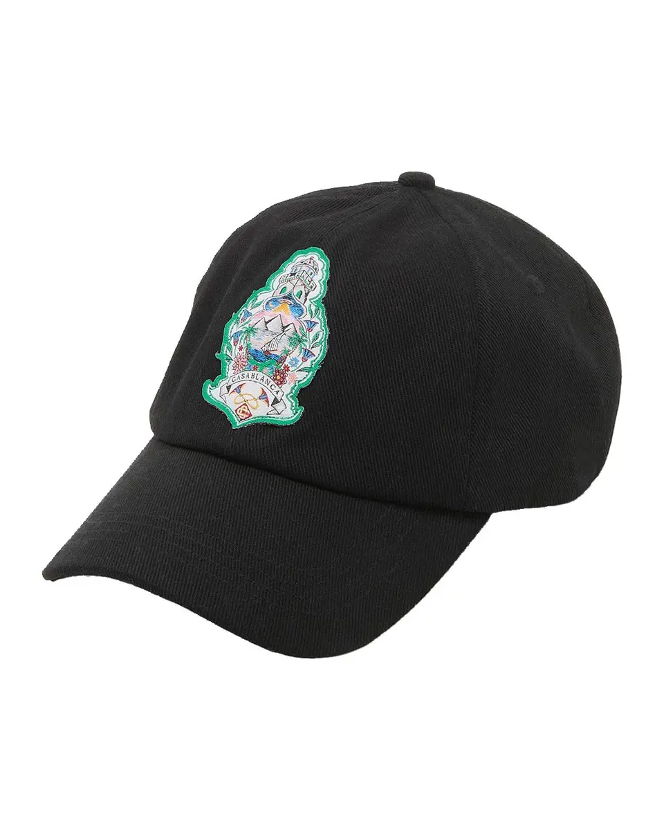 Casablanca Men's Hotel Emblem Cotton Cap | Thumbnail 3 Casablanca Men's Hotel Emblem Cotton Cap | Thumbnail 3