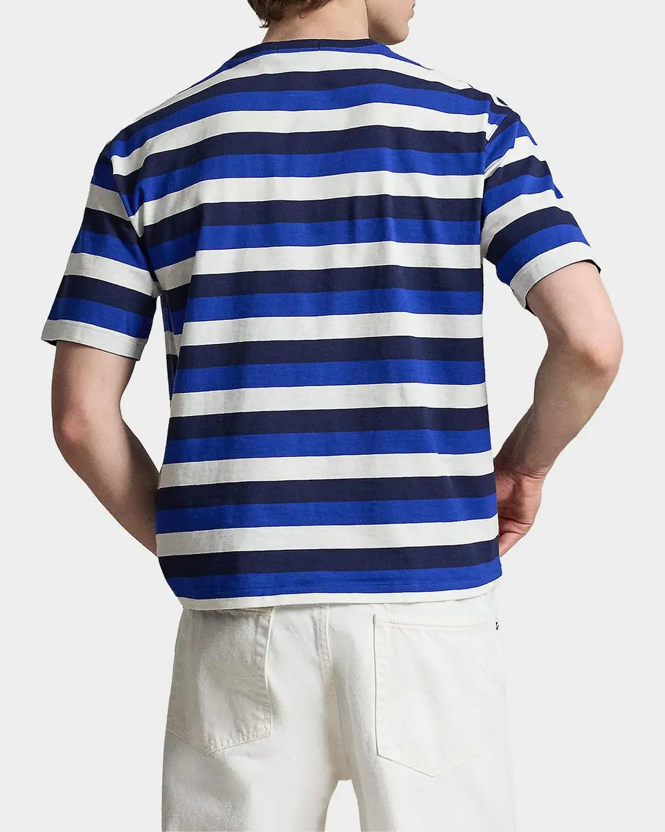 Polo Ralph Lauren Men's Striped Cotton T-Shirt | Thumbnail 3