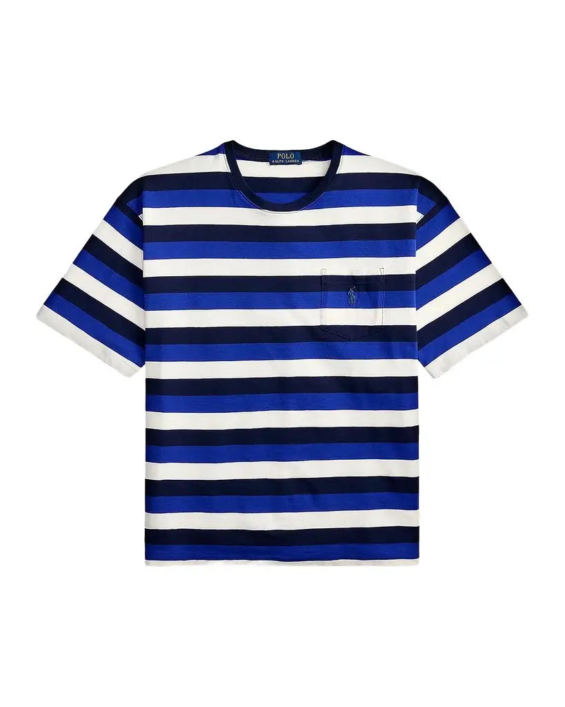 Polo Ralph Lauren Men's Striped Cotton T-Shirt | Image 1 Polo Ralph Lauren Men's Striped Cotton T-Shirt | Image 1