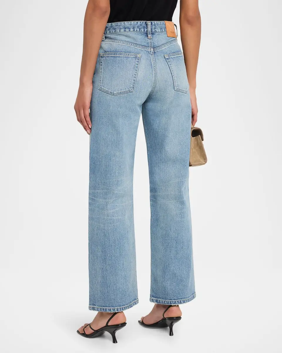 Moussy Vintage Idabel ID Mid-Rise Straight-Fit Jeans | Thumbnail 3 Moussy Vintage Idabel ID Mid-Rise Straight-Fit Jeans | Thumbnail 3