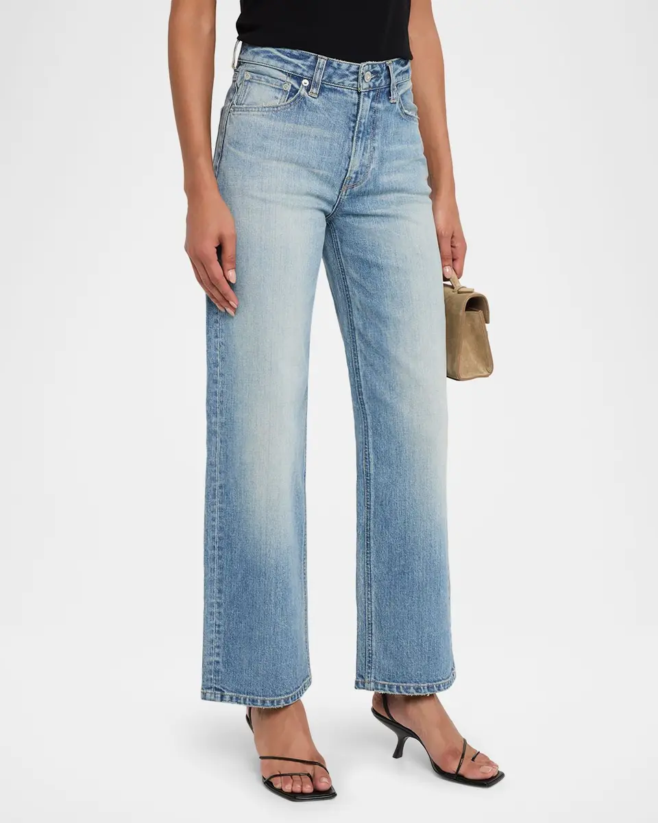 Moussy Vintage Idabel ID Mid-Rise Straight-Fit Jeans | Thumbnail 4 Moussy Vintage Idabel ID Mid-Rise Straight-Fit Jeans | Thumbnail 4