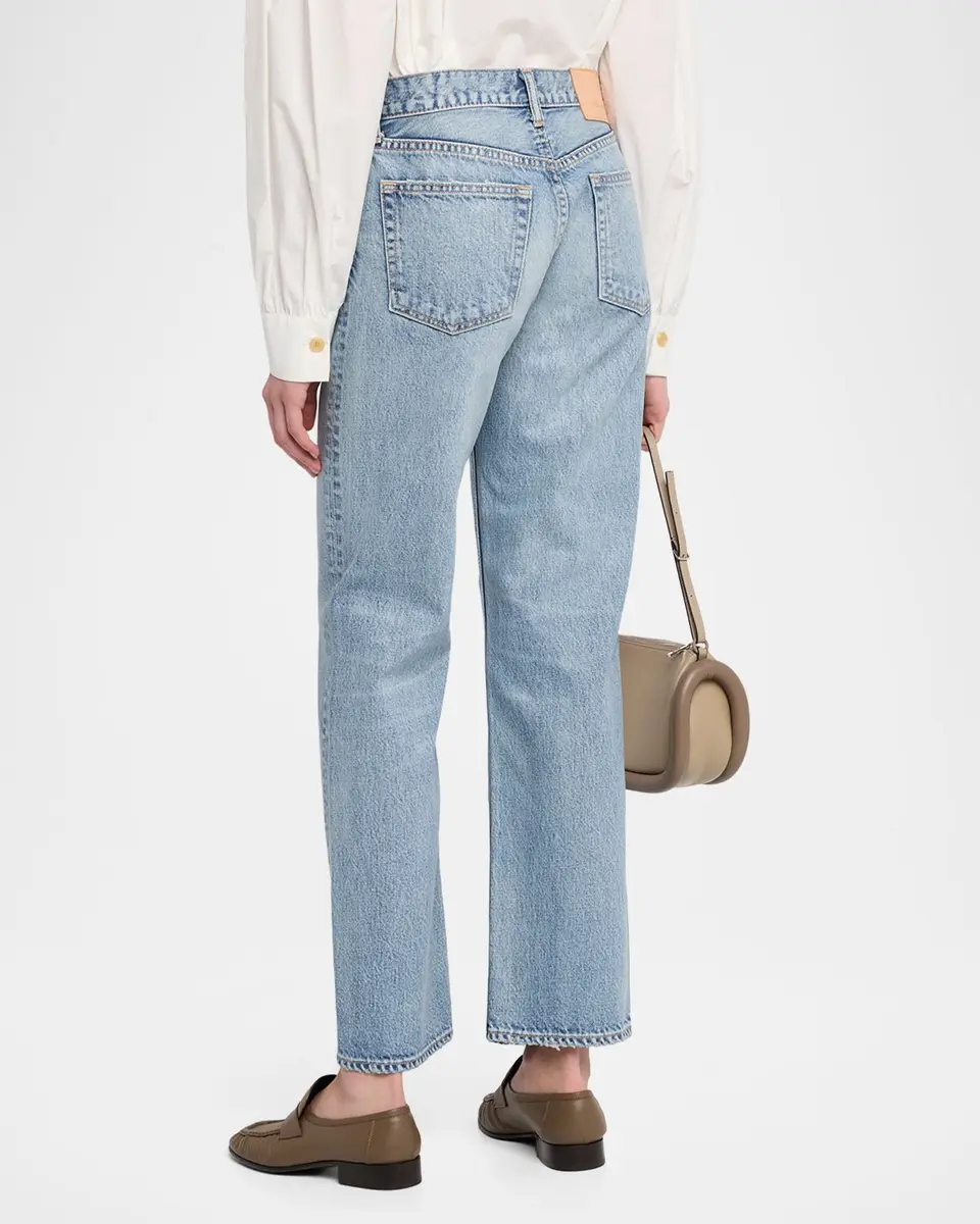 Moussy Vintage Straight Low-Rise Cropped Jeans | Thumbnail 3 Moussy Vintage Straight Low-Rise Cropped Jeans | Thumbnail 3