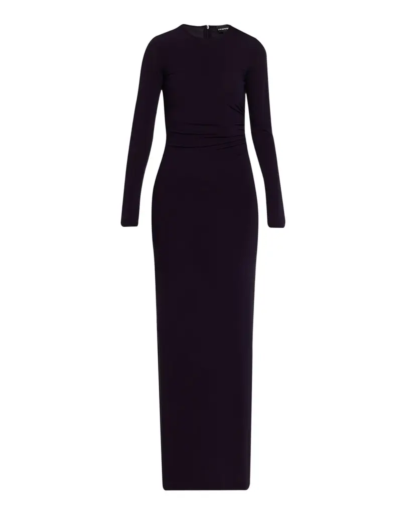 Emporio Armani Ruched Jersey Column Gown | Image 1 Emporio Armani Ruched Jersey Column Gown | Image 1