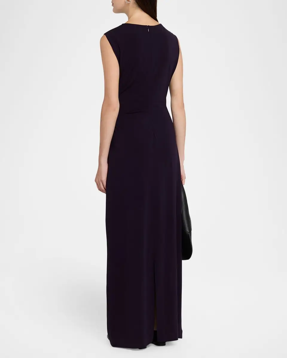 Emporio Armani Sleeveless Jersey Column Gown | Thumbnail 3 Emporio Armani Sleeveless Jersey Column Gown | Thumbnail 3