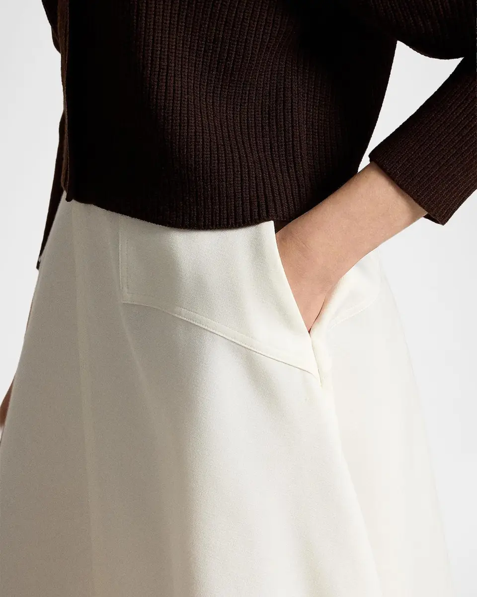 Polo Ralph Lauren Cotton-Wool A-Line Midi Skirt | Thumbnail 5 Polo Ralph Lauren Cotton-Wool A-Line Midi Skirt | Thumbnail 5