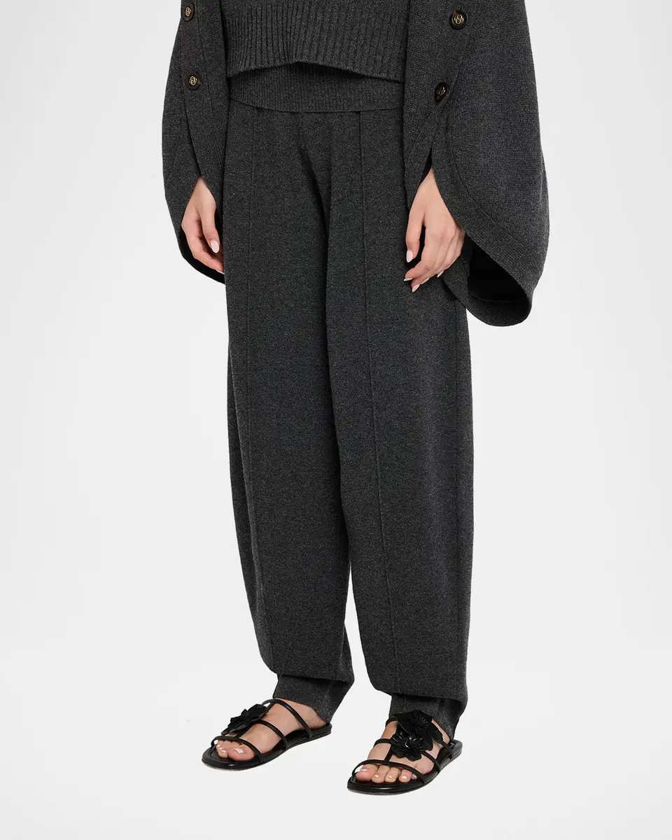 Zimmermann Valiant Knit Barrel-Leg Pants | Thumbnail 4 Zimmermann Valiant Knit Barrel-Leg Pants | Thumbnail 4