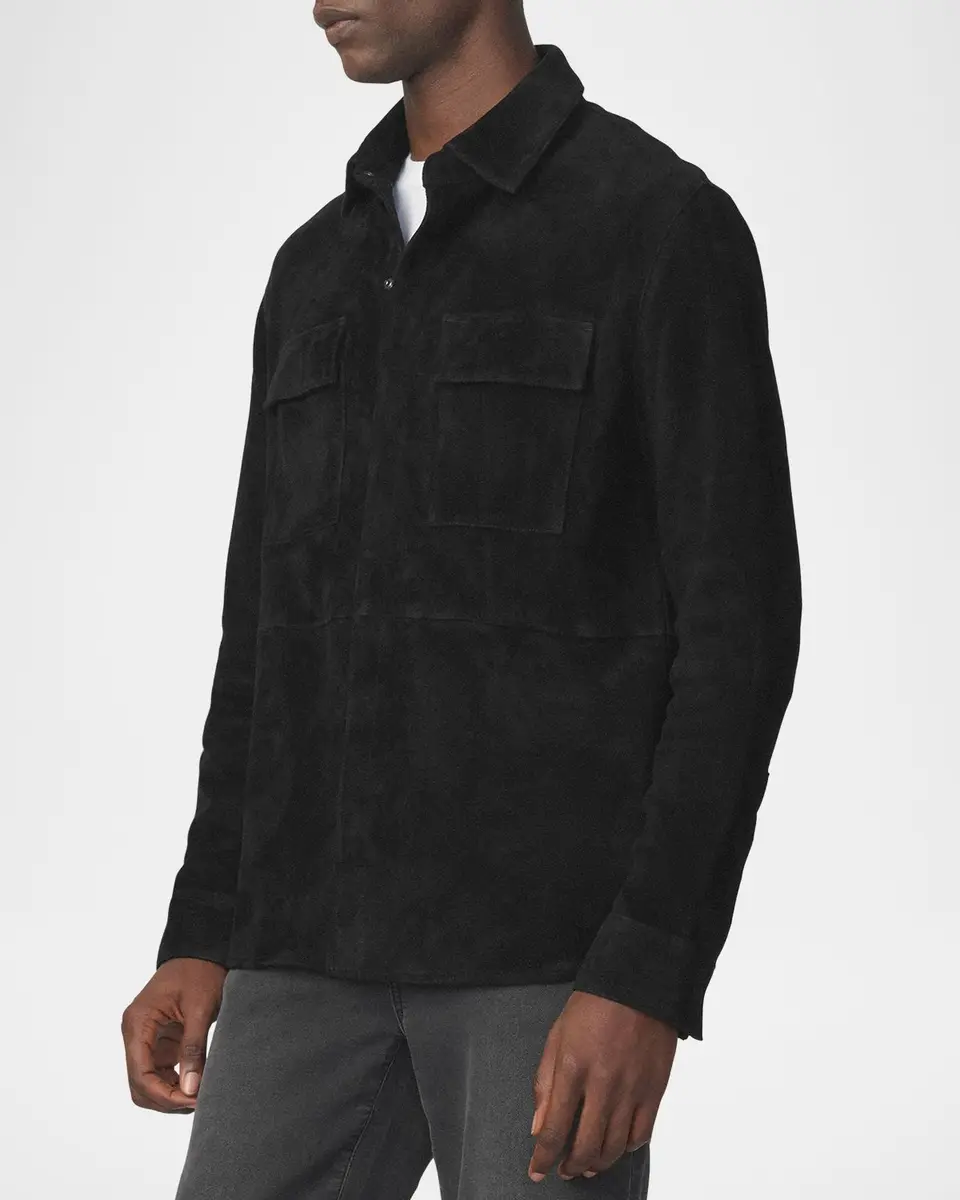 Joe's Jeans Men's Suede Shirt Jacket | Thumbnail 6