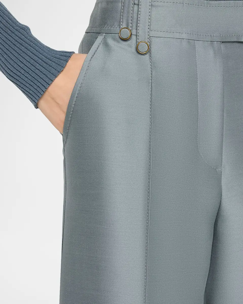 Zimmermann Valiant Structured Wide Flared Pants | Thumbnail 5 Zimmermann Valiant Structured Wide Flared Pants | Thumbnail 5