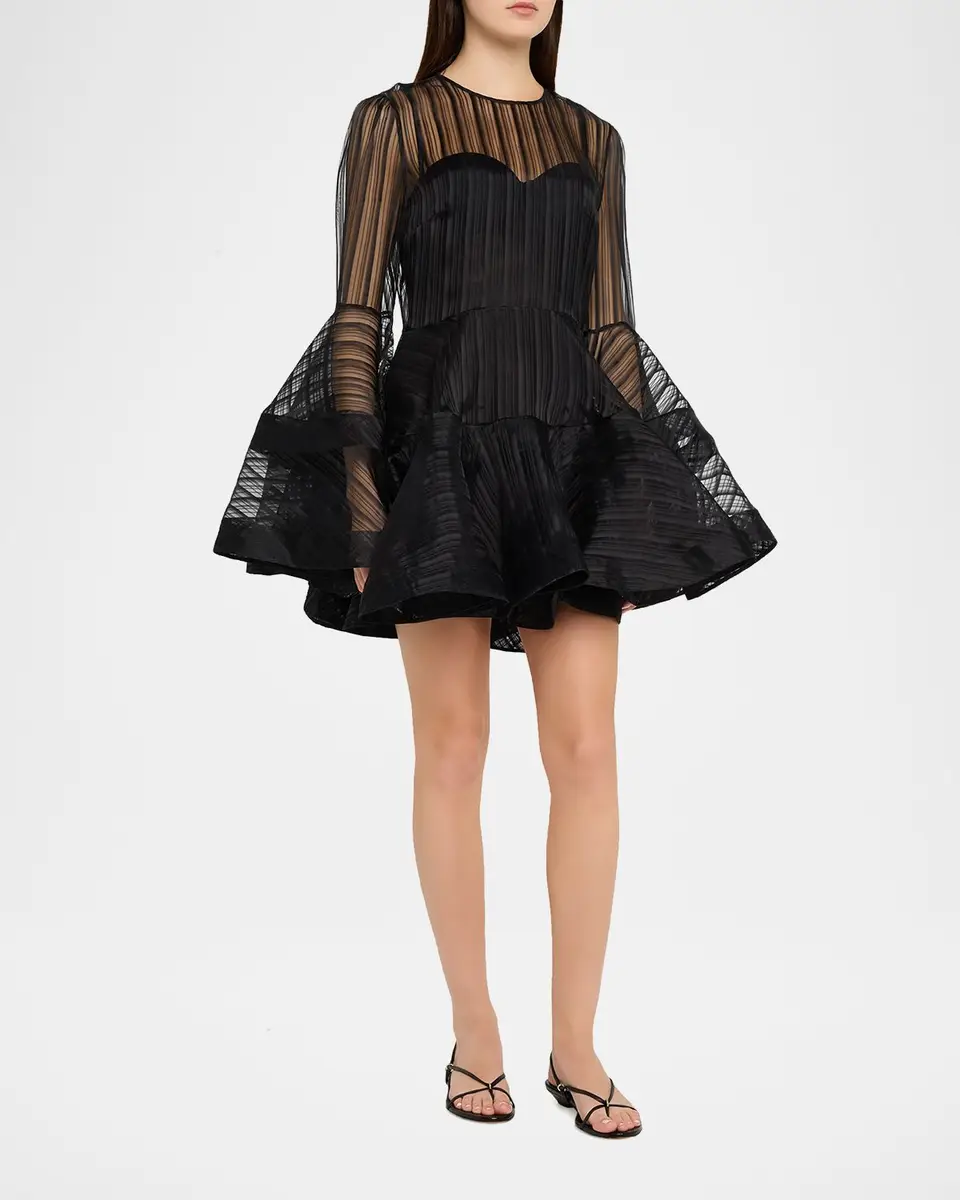 Zimmermann Valiant Lantern Mini Dress | Thumbnail 4 Zimmermann Valiant Lantern Mini Dress | Thumbnail 4