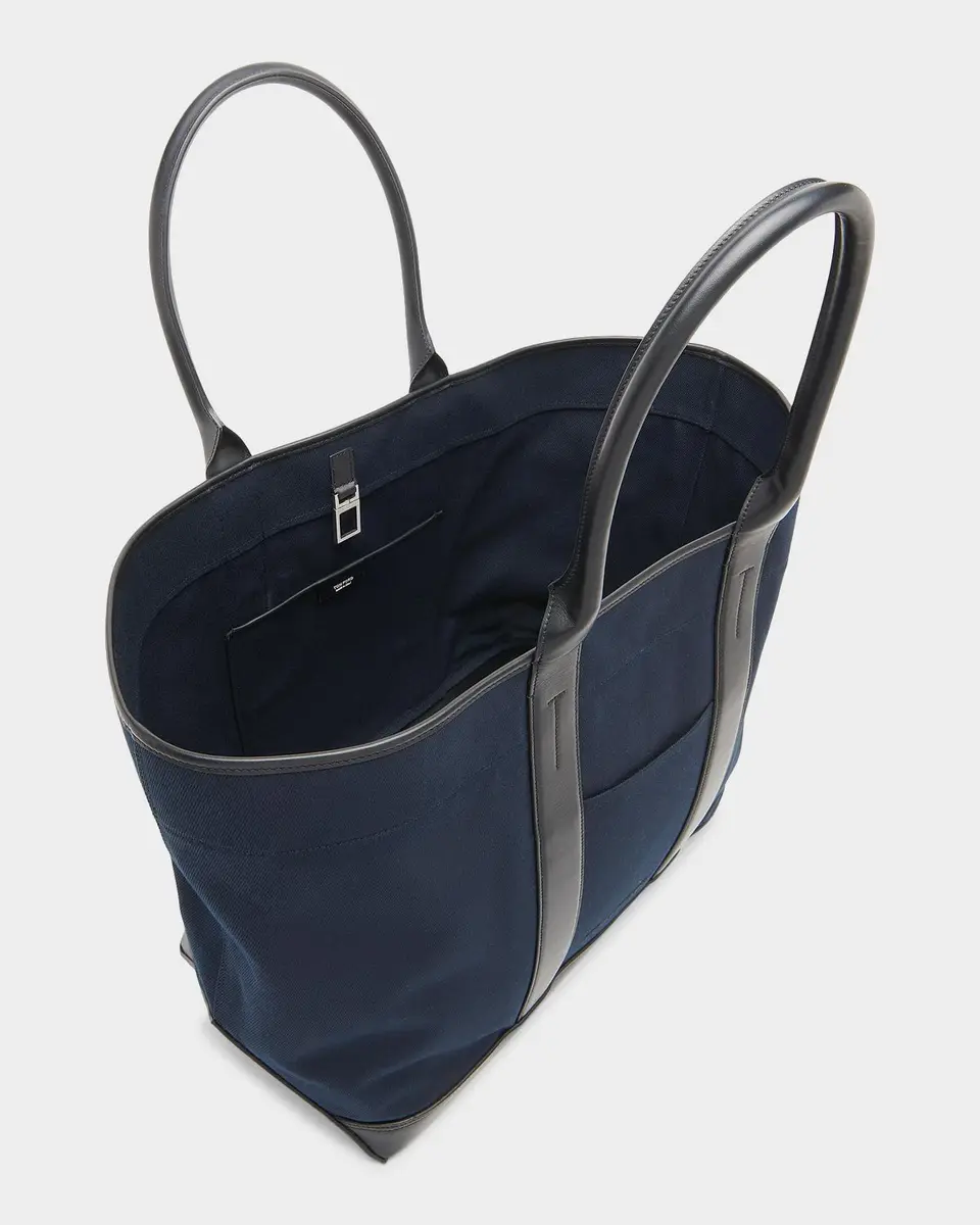 Tom Ford Large Canvas & Leather Tote Bag | Thumbnail 4