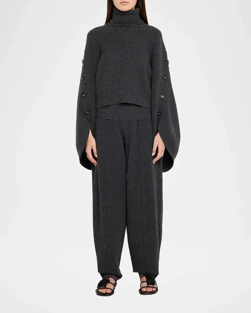 Zimmermann Valiant Buttoned Turtleneck Sweater | Thumbnail 2 Zimmermann Valiant Buttoned Turtleneck Sweater | Thumbnail 2