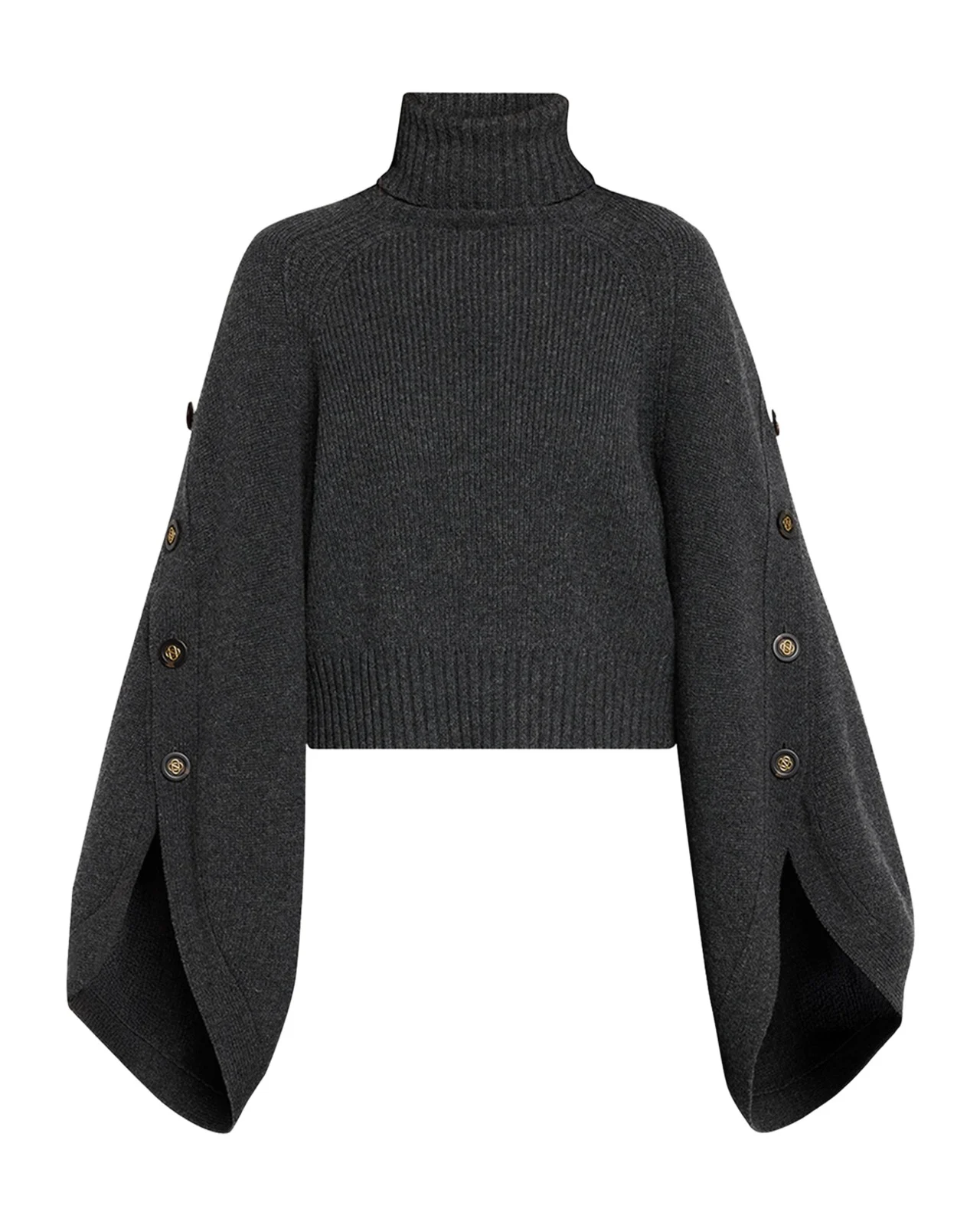 Valiant Buttoned Turtleneck Sweater Valiant Buttoned Turtleneck Sweater