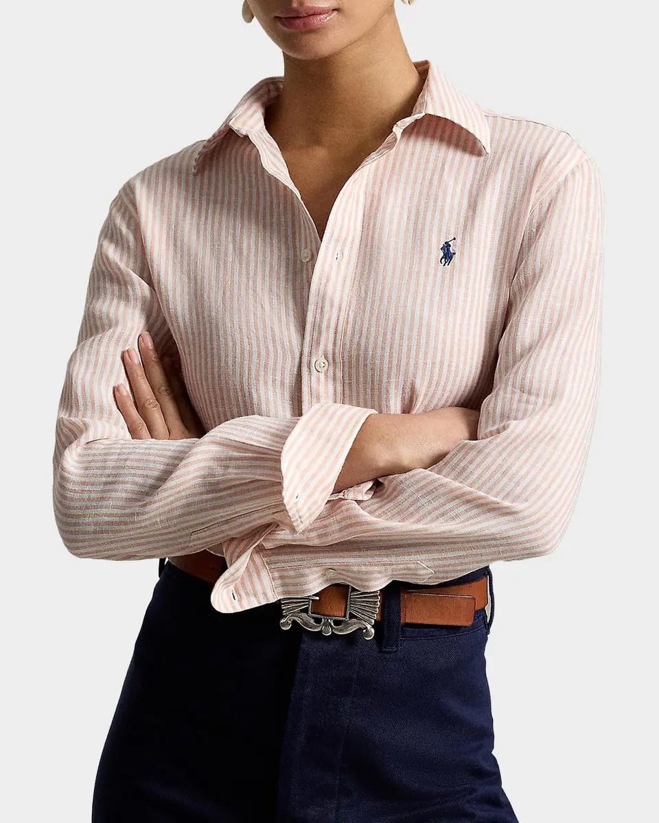 Polo Ralph Lauren Striped Linen Classic-Fit Shirt | Thumbnail 4 Polo Ralph Lauren Striped Linen Classic-Fit Shirt | Thumbnail 4