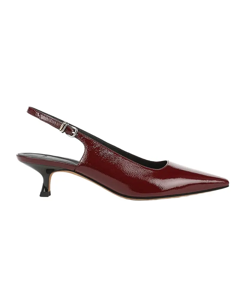 Vince 45mm Sabra Patent Leather Slingback Pumps | Image 1 Vince 45mm Sabra Patent Leather Slingback Pumps | Image 1