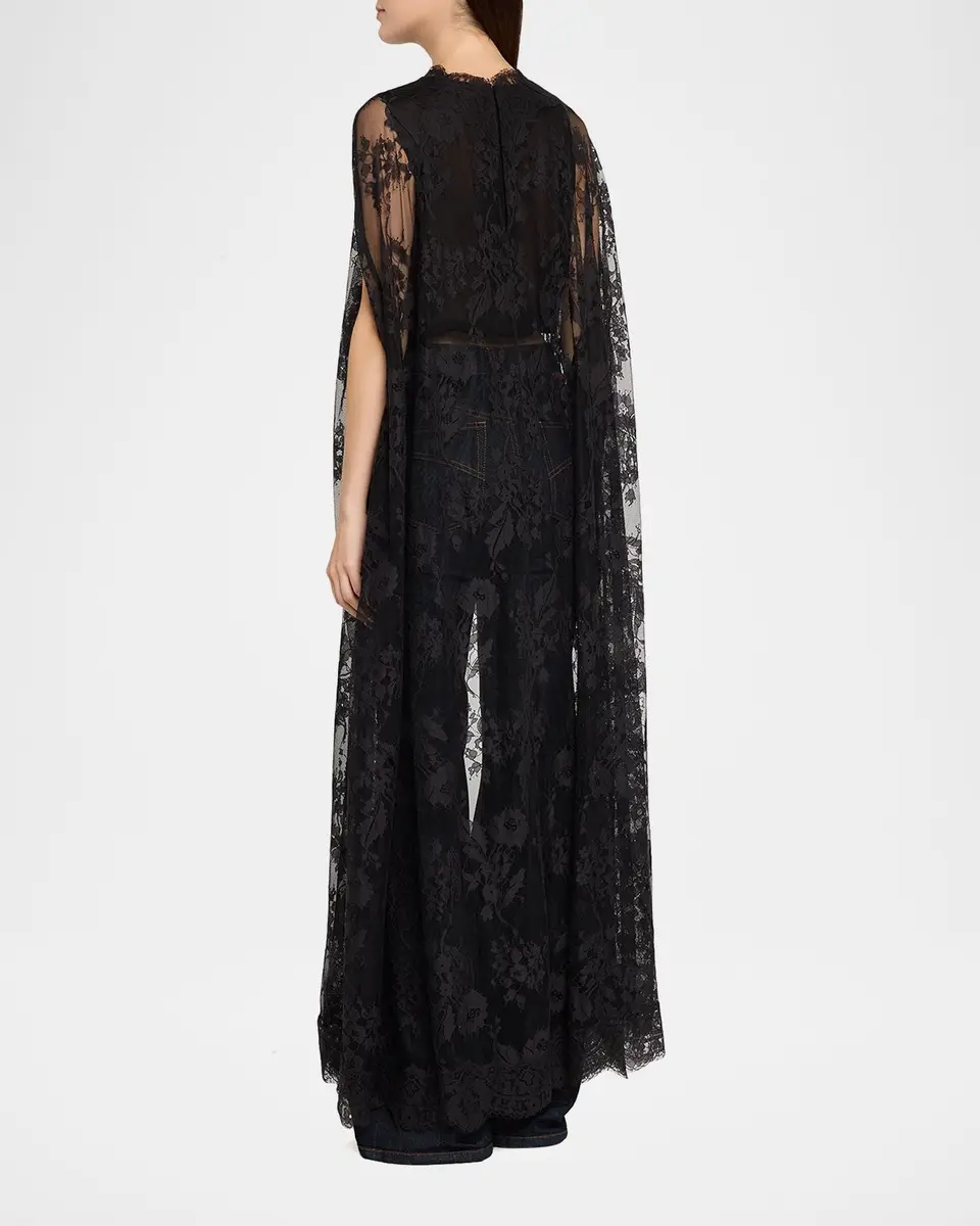 Zimmermann Valiant Lace Cape Top | Thumbnail 3 Zimmermann Valiant Lace Cape Top | Thumbnail 3