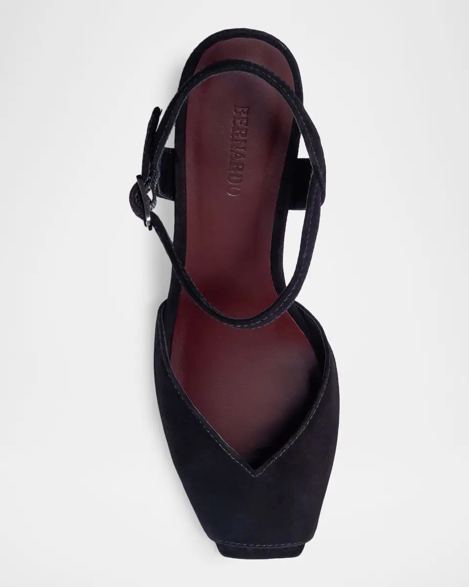 Bernardo 65mm Hartley Suede Ankle-Strap Sandals | Thumbnail 4 Bernardo 65mm Hartley Suede Ankle-Strap Sandals | Thumbnail 4