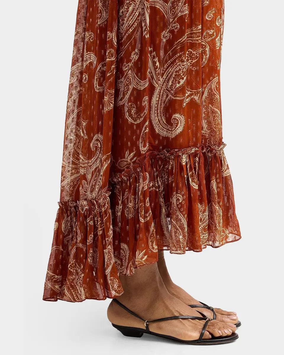 Hemant & Nandita Printed High-Low Maxi Skirt | Thumbnail 5 Hemant & Nandita Printed High-Low Maxi Skirt | Thumbnail 5