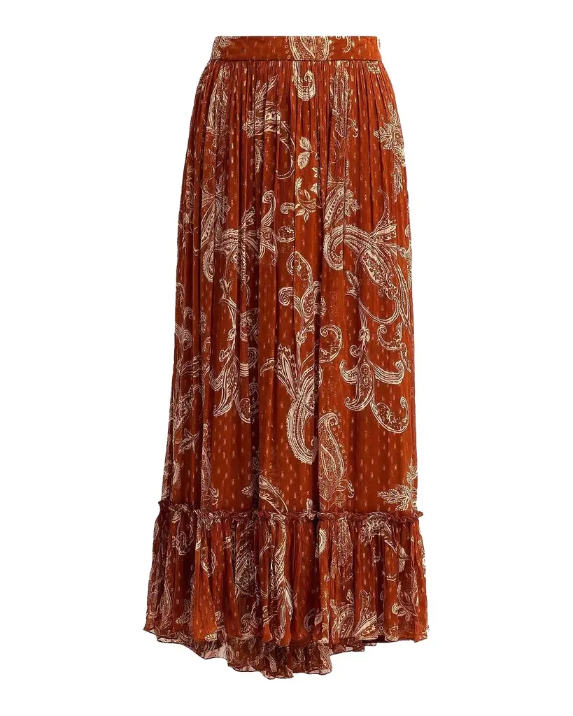 Hemant & Nandita Printed High-Low Maxi Skirt | Image 1 Hemant & Nandita Printed High-Low Maxi Skirt | Image 1