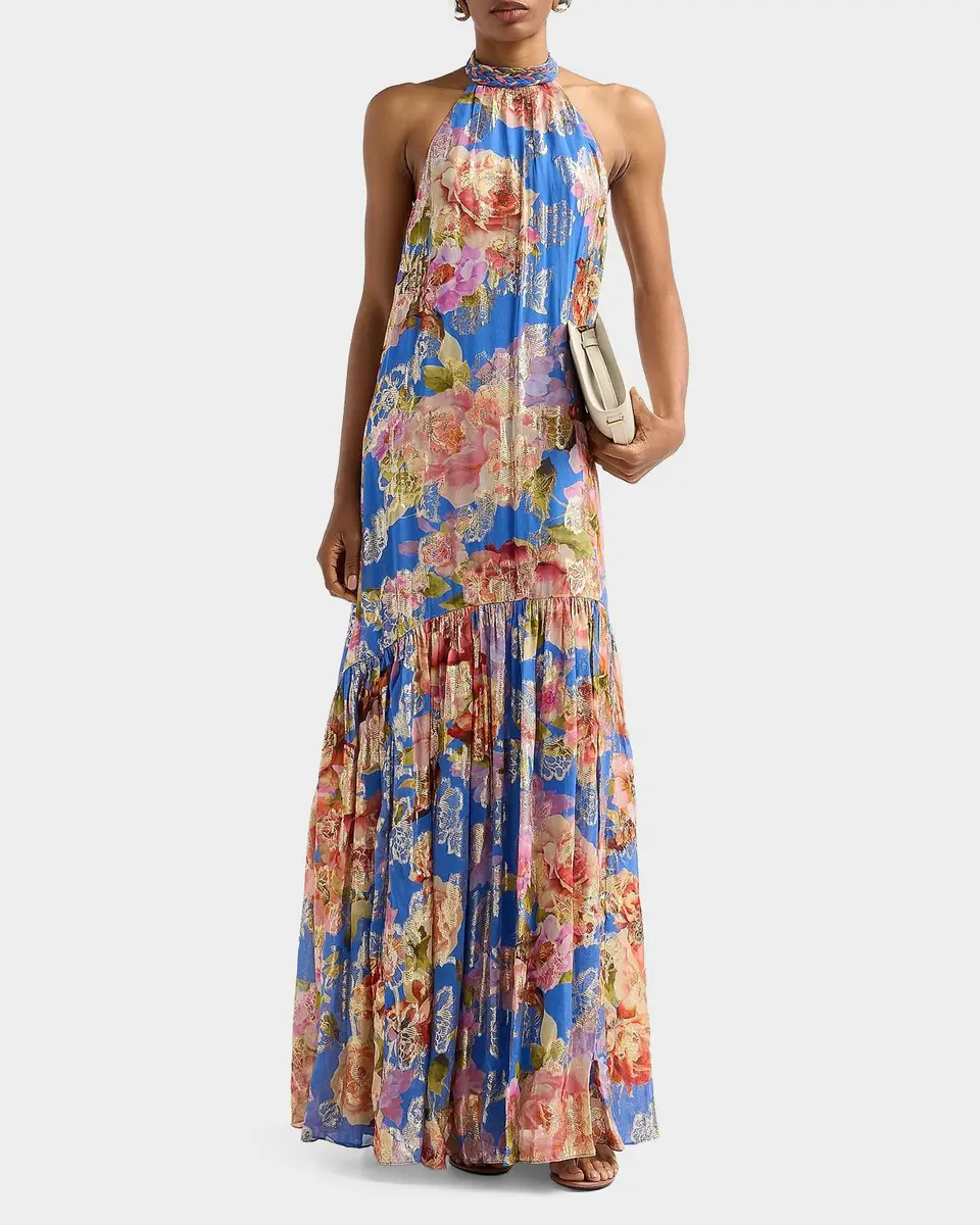 Hemant & Nandita Floral A-Line Maxi Dress | Thumbnail 2 Hemant & Nandita Floral A-Line Maxi Dress | Thumbnail 2