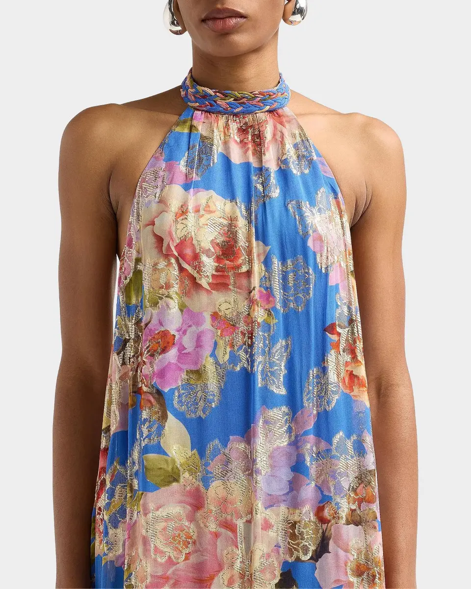 Hemant & Nandita Floral A-Line Maxi Dress | Thumbnail 5 Hemant & Nandita Floral A-Line Maxi Dress | Thumbnail 5