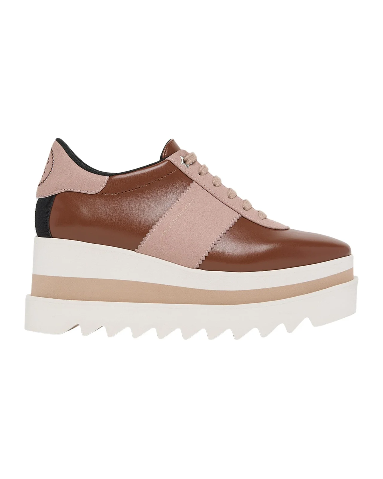Sneak-Elyse Faux-Leather Platform Sneakers