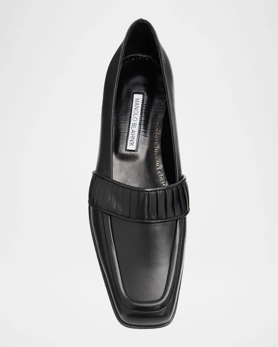 Manolo Blahnik Minoffa Leather Loafers | Thumbnail 6 Manolo Blahnik Minoffa Leather Loafers | Thumbnail 6
