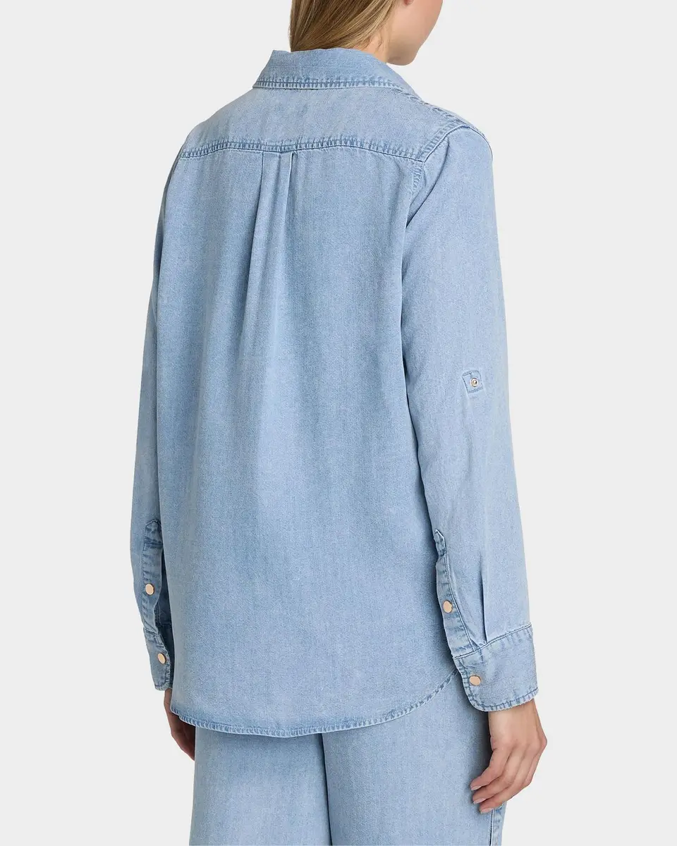 Generation Love Gillian Denim Shirt | Thumbnail 3 Generation Love Gillian Denim Shirt | Thumbnail 3