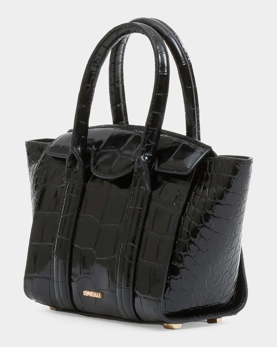 Simkhai Nicola Mini Croc-Embossed Leather Tote Bag | Thumbnail 2 Simkhai Nicola Mini Croc-Embossed Leather Tote Bag | Thumbnail 2
