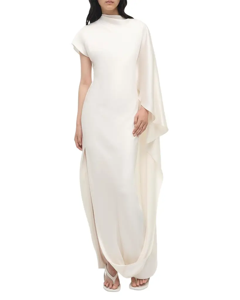 Simkhai Ora Satin Column Gown | Image 1 Simkhai Ora Satin Column Gown | Image 1