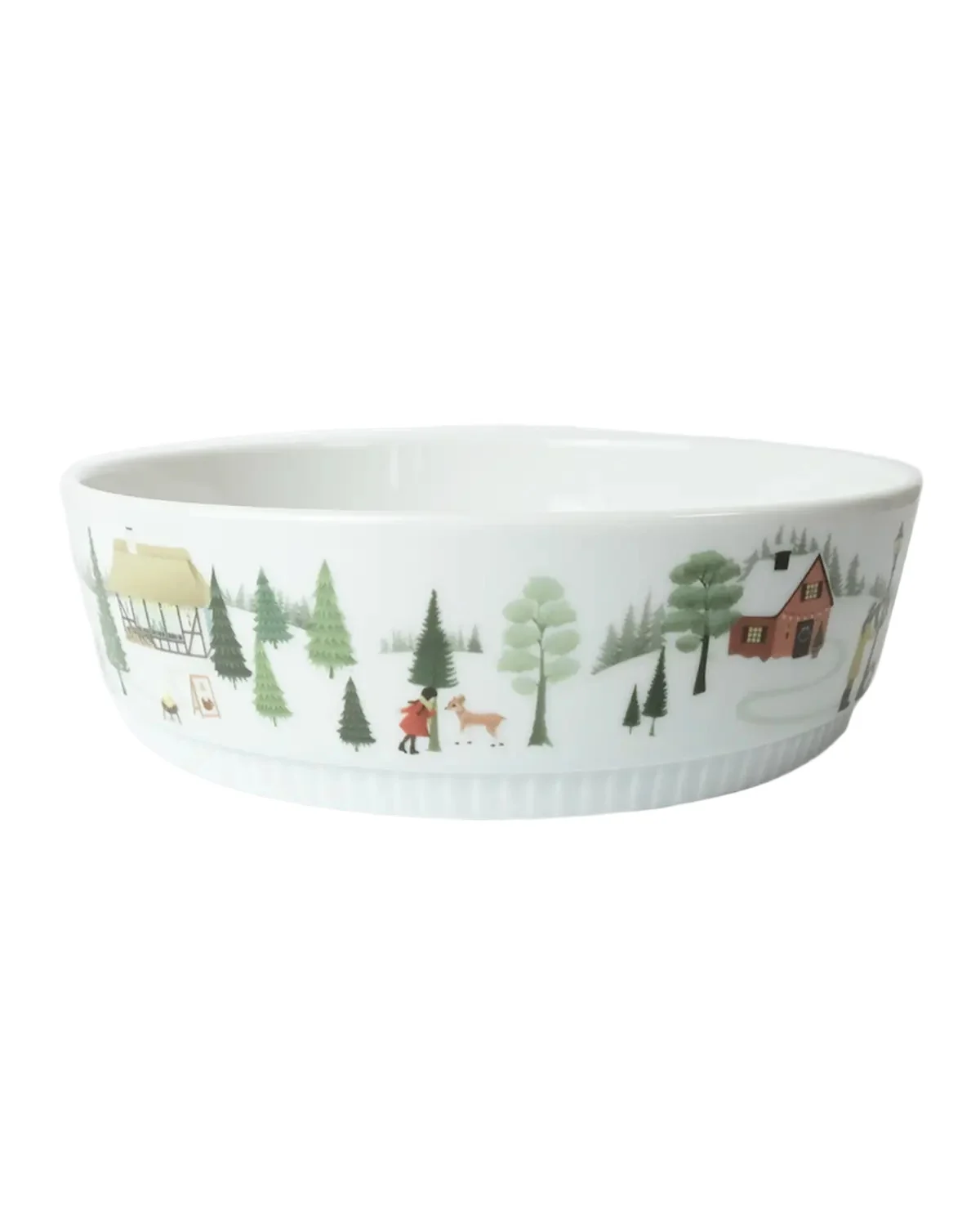 Pillivuyt Winter Decor Toulouse Gratin, 1 Qt