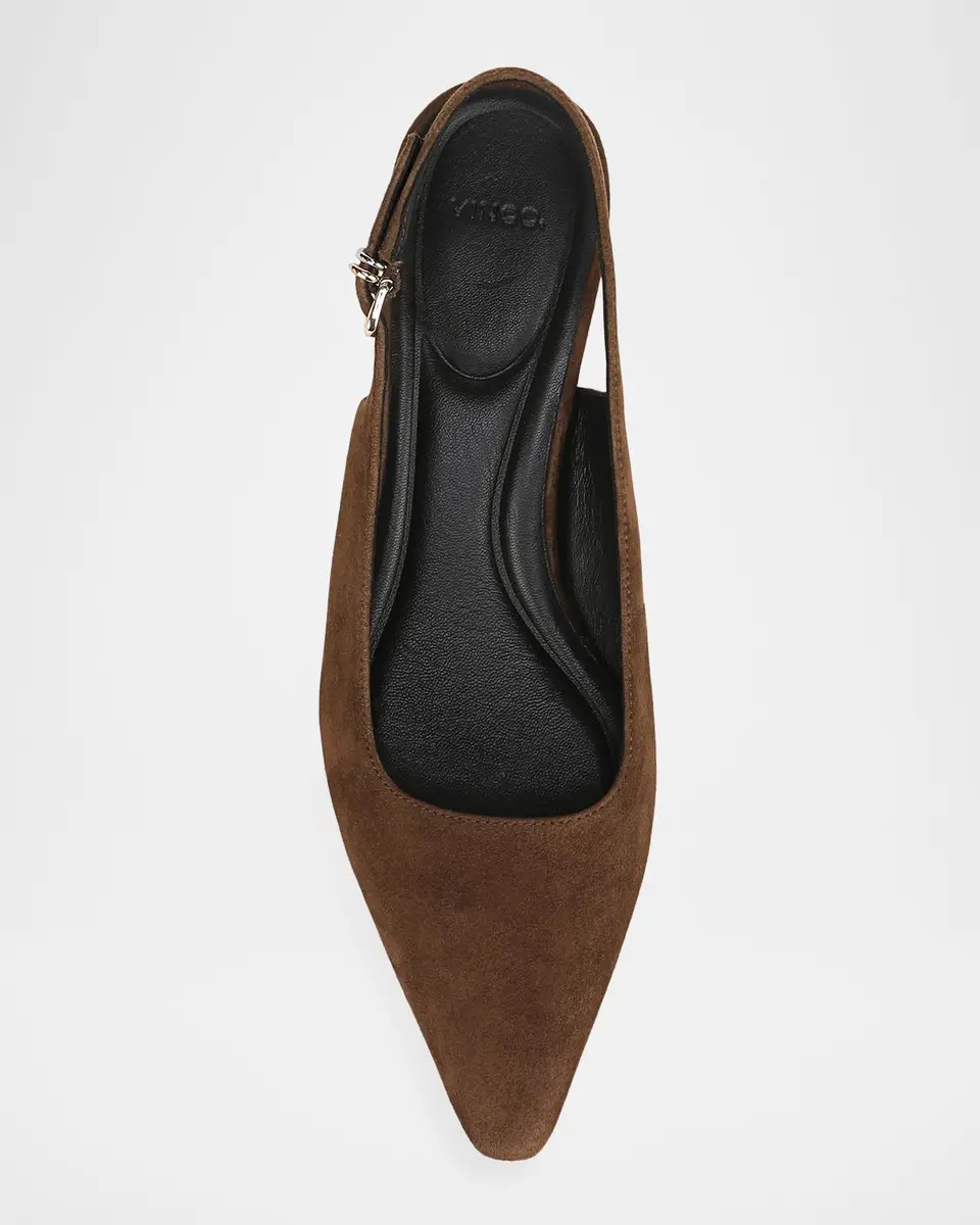 Vince 45mm Sabra Suede Slingback Pumps | Thumbnail 4 Vince 45mm Sabra Suede Slingback Pumps | Thumbnail 4