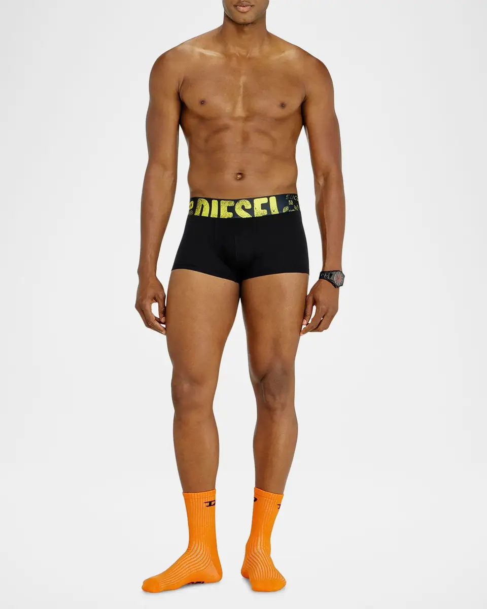 Diesel Men's Damien 5-Pack Boxer Shorts | Thumbnail 2 Diesel Men's Damien 5-Pack Boxer Shorts | Thumbnail 2
