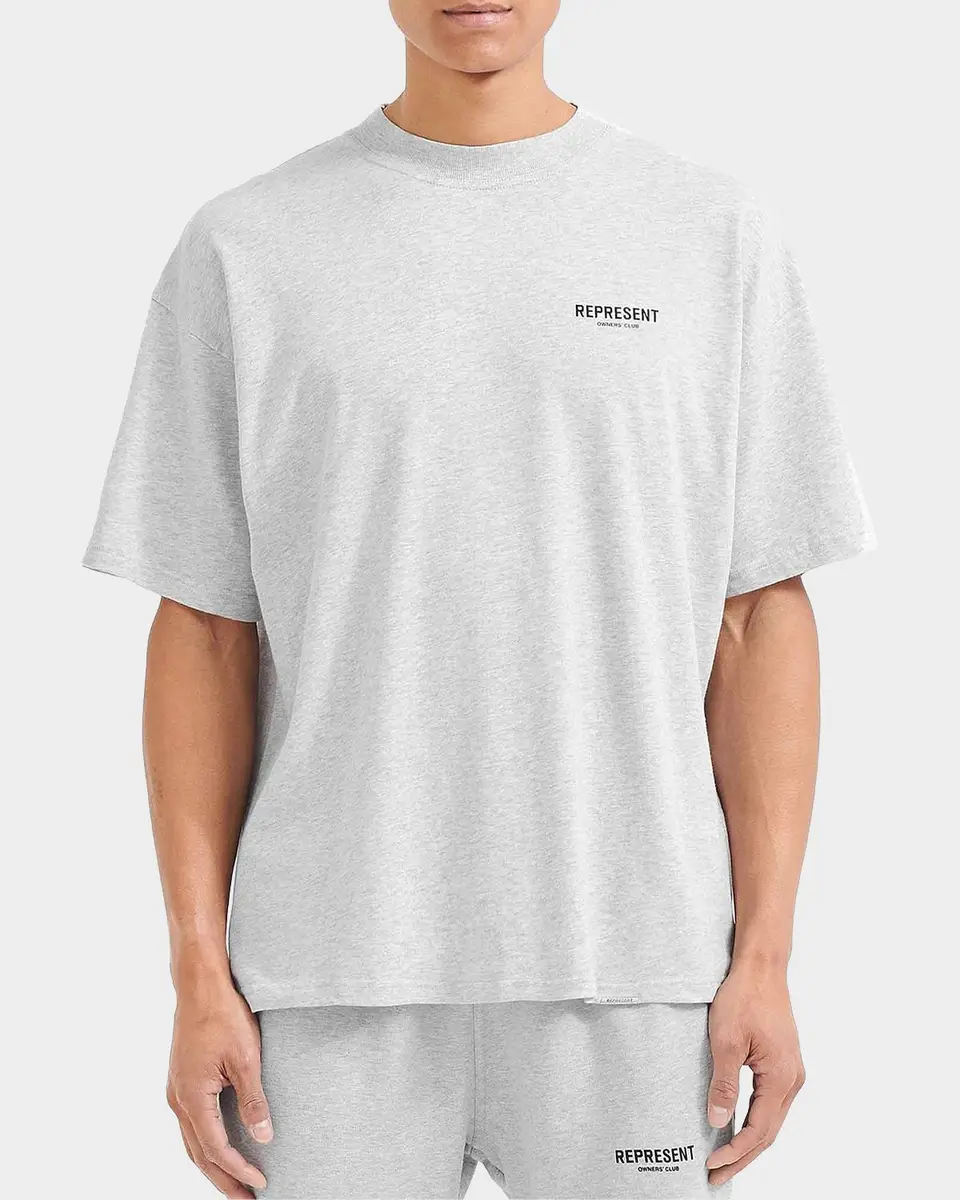 Represent Men's Owners Club Logo Cotton T-Shirt | Thumbnail 4
