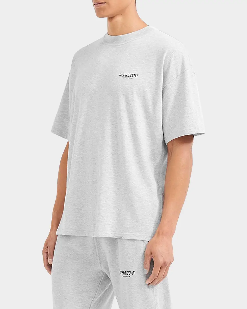 Represent Men's Owners Club Logo Cotton T-Shirt | Thumbnail 5