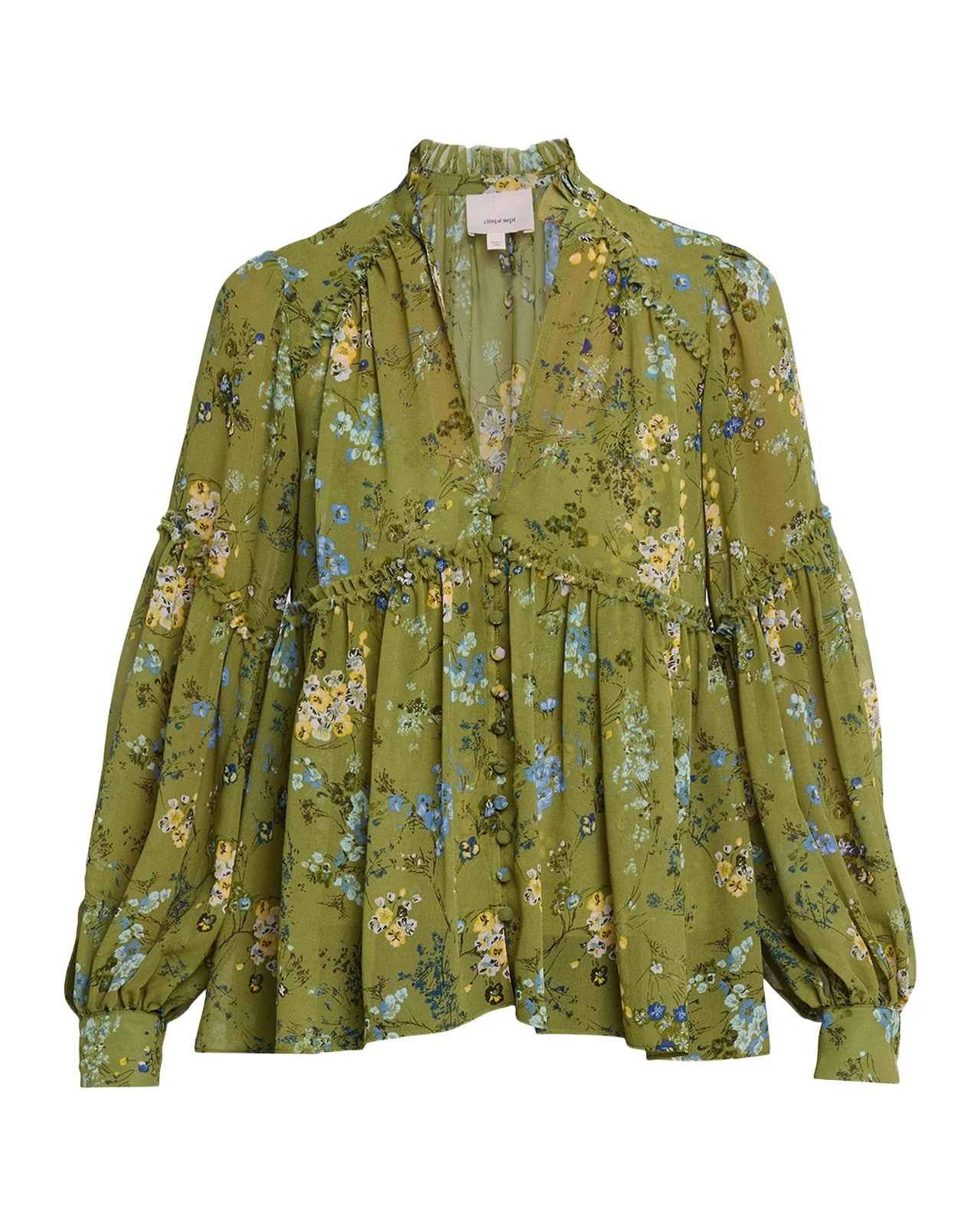 Windswept Floral Blouse Windswept Floral Blouse