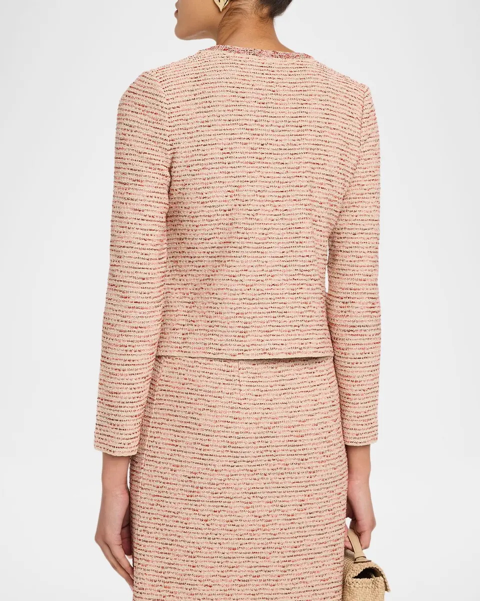 Misook Heritage Ribbon Tweed Knit Jacket | Thumbnail 3 Misook Heritage Ribbon Tweed Knit Jacket | Thumbnail 3