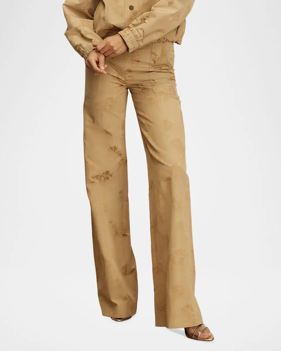 Veronica Beard Cole Floral Wide-Leg Pants | Thumbnail 5 Veronica Beard Cole Floral Wide-Leg Pants | Thumbnail 5