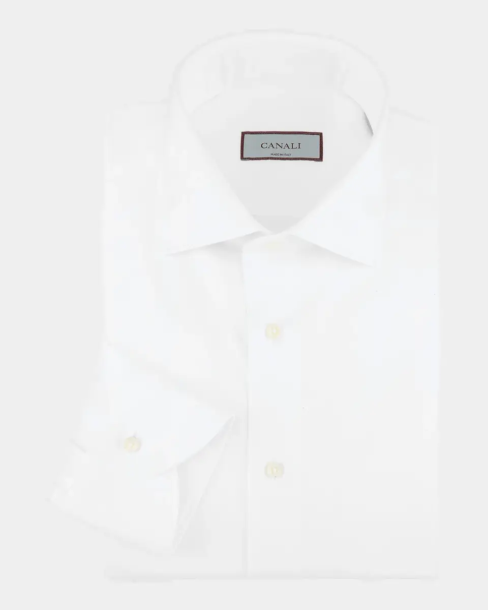 Canali Men's Textured Wool Modern-Fit Dress Shirt | Thumbnail 2 Canali Men's Textured Wool Modern-Fit Dress Shirt | Thumbnail 2